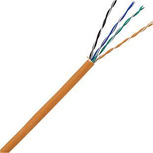 Кабель кручена пара OK-Net КПВонг-HFЕ-ВП (200) FTP, CAT5е, LSOH, 4х2х0.51, бухта 305м 137776 фото
