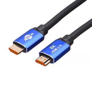 Кабель Atcom HDMI - HDMI V 2.1 (M/M), 2 м, Black/Blue (88888) 269878 фото