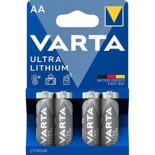 Батарейка Varta Ultra Lithium (6106) AA BL 4шт 589603 фото