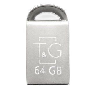Флеш-накопичувач USB 64GB T&G 107 Metal Series Silver (TG107-64G) 305221 фото