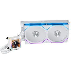 Система водяного охолодження Lian Li Galahad GA II LCD TL 280, White (G89.GA2ALCD28TLW.00) 573397 фото