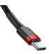 Кабель Baseus Cafule USB-C-USB-C, PD2.0 60W 1м Black/Red (CATKLF-G91) 360343 фото 3