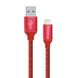 Кабель ColorWay USB - Lightning (M/M), 1 м, Red (CW-CBUL004-RD) 239246 фото 1