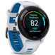 Смарт-годинник Garmin Forerunner 265 Black Bezel with Whitestone Case and Whitestone/Tidal Blue Silicone Band (010-02810-51) 460477 фото 9