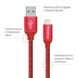 Кабель ColorWay USB - Lightning (M/M), 1 м, Red (CW-CBUL004-RD) 239246 фото 2