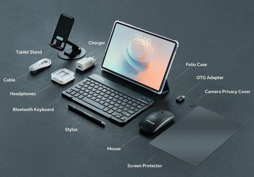 Планшет Teclast P50 4/128GB 4G Dual Sim Sky Blue (B1D1/TL-112765 + комплект аксесуарів 542896 фото