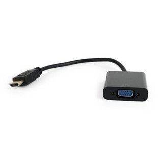 Адаптер Cablexpert HDMI - VGA V 1.4 (M/F), 0.15 м, чорний (A-HDMI-VGA-04) блістер 161073 фото