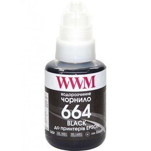 Чорнило WWM Epson L110/210/300 Black (E664B) 140г 310083 фото