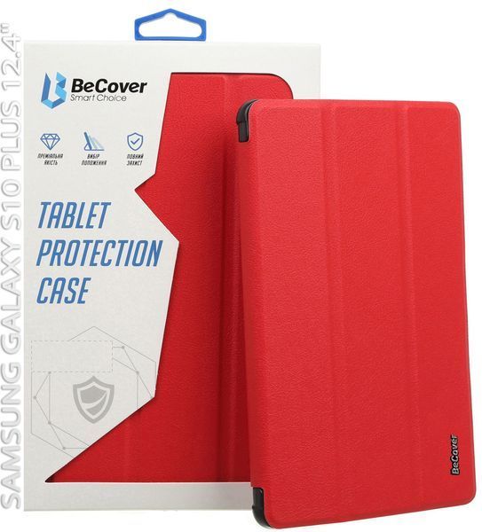 Чохол-книжка BeCover Smart Case для Samsung Galaxy Tab S10 Plus SM-X820/SM-X826 Red (712238) 553493 фото