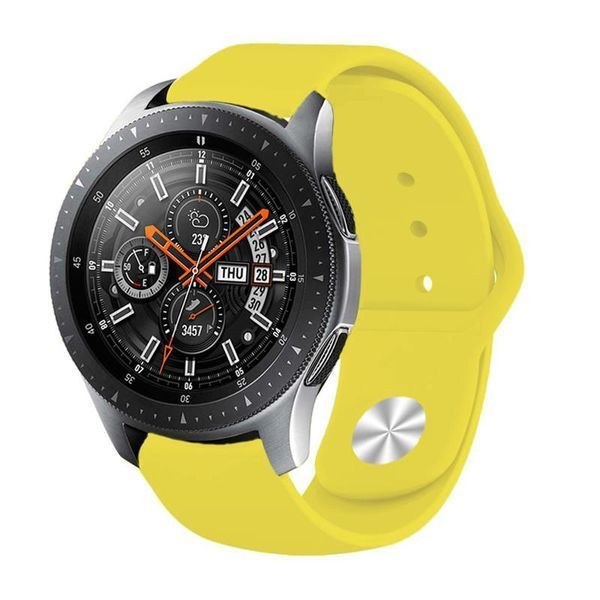 Силіконовий ремінець BeCover для Samsung Galaxy Watch 46mm/Watch 3 45mm/Gear S3 Classic/Gear S3 Frontier Yellow (706321) 365879 фото