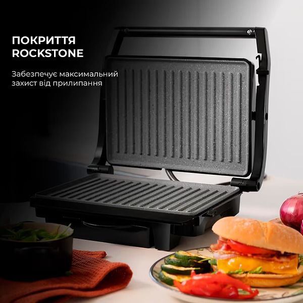 Гриль Cecotec Rock`nGrill Dark 1000 (CCTC-03000) 454660 фото