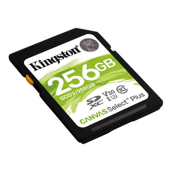 Карта пам`яті SDXC 256GB UHS-I/U3 Class 10 Kingston Canvas Select Plus R100/W85MB/s (SDS2/256GB) 277340 фото