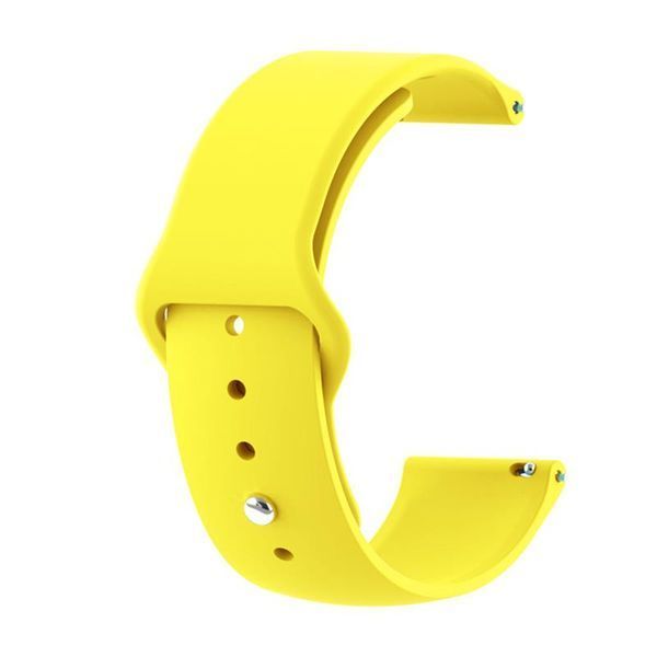 Силіконовий ремінець BeCover для Samsung Galaxy Watch 46mm/Watch 3 45mm/Gear S3 Classic/Gear S3 Frontier Yellow (706321) 365879 фото