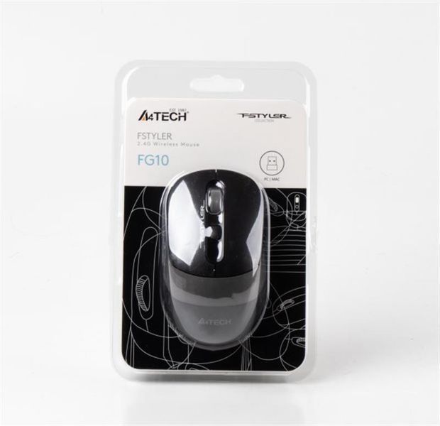 Миша бездротова A4Tech FG10 Black/Grey USB 267539 фото