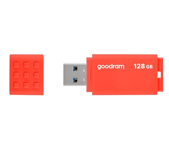 Флеш-накопичувач USB3.2 128GB Goodram UME3 Orange (UME3-1280O0R11) 293047 фото