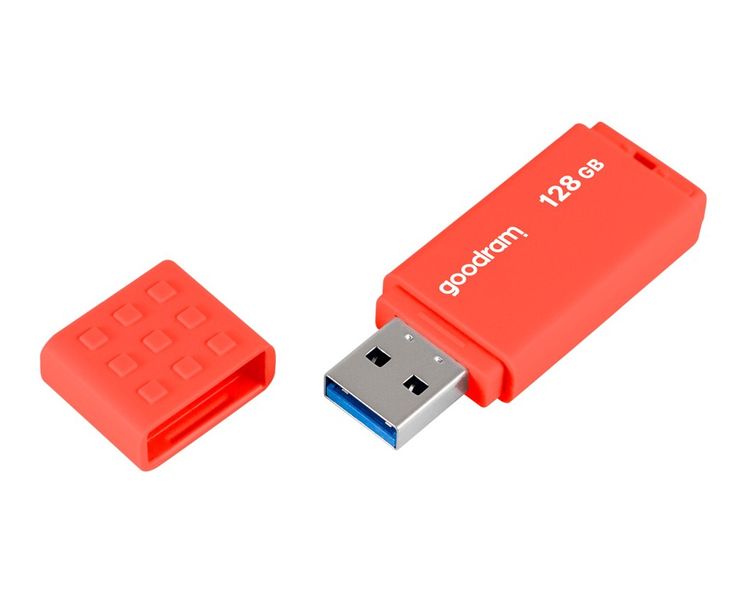 Флеш-накопичувач USB3.2 128GB Goodram UME3 Orange (UME3-1280O0R11) 293047 фото