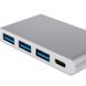 Концентратор USB Type-CAtcom 3хUSB3.0, USB Type-C, 0.1м, метал Silver (12808) 269872 фото 3