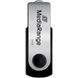 Флеш-накопичувач USB2.0 64GB MediaRange Black/Silver (MR912) 478929 фото 1