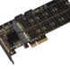 Плата розширення Frime (ECF-PCIEtoSSD012.LP) PCI-E-2хM.2+2хSATA, 88SE9215 414952 фото 1