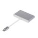 Концентратор USB Type-CAtcom 3хUSB3.0, USB Type-C, 0.1м, метал Silver (12808) 269872 фото 2