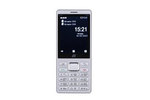 Мобiльний телефон 2E E280 2022 Dual Sim Silver (688130245227) 451679 фото