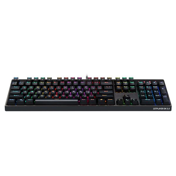 Клавіатура 1stPlayer DK5.0 RGB Outemu Blue Black (DK5.0-BL) 303835 фото