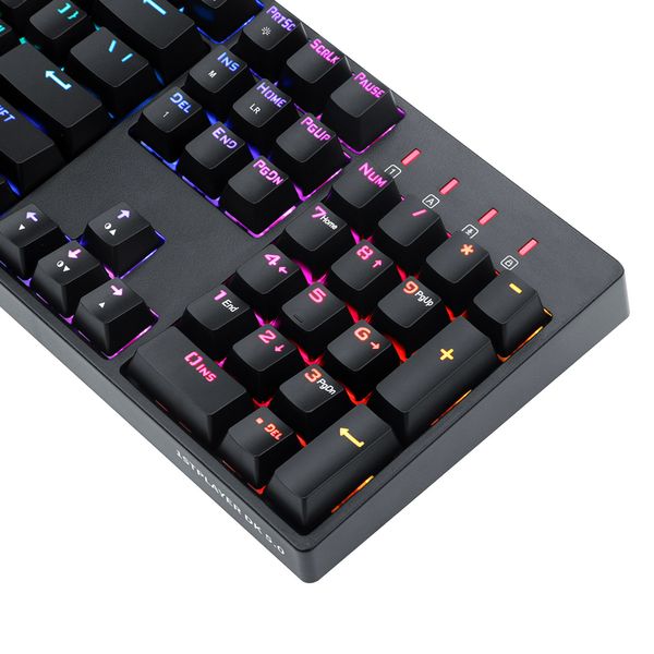 Клавіатура 1stPlayer DK5.0 RGB Outemu Blue Black (DK5.0-BL) 303835 фото