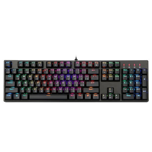 Клавіатура 1stPlayer DK5.0 RGB Outemu Blue Black (DK5.0-BL) 303835 фото