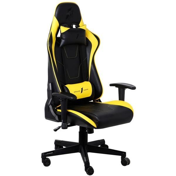 Крісло для геймерів 1stPlayer FK2 Black/Yellow 587804 фото