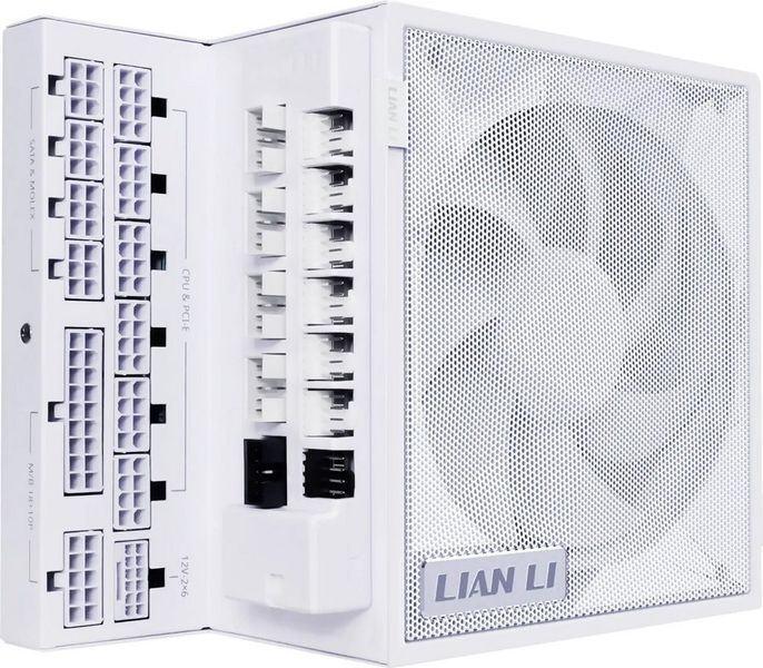 Блок живлення Lian Li Edge Gold 1200W White with Hub, EU Cord (G9P.EG1200G.WH00.EU) 584268 фото