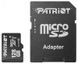 Карта пам`ятi MicroSDXC 128GB UHS-I Class 10 Patriot LX + SD-adapter (PSF128GMCSDXC10) 182888 фото 1