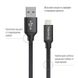 Кабель ColorWay USB - Lightning (M/M), 2.4 А, 2 м, Black (CW-CBUL007-BK) 296158 фото 2