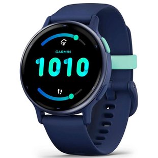 Смарт-годинник Garmin Vivoactive 5 Metallic Navy Aluminum Bezel with Navy Case and Silicone Band (010-02862-52) 493163 фото