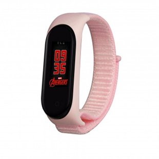 Ремінець BeCover Nylon Style для Xiaomi Mi Smart Band 5/Mi Smart Band 6 Pink (705428) 334026 фото