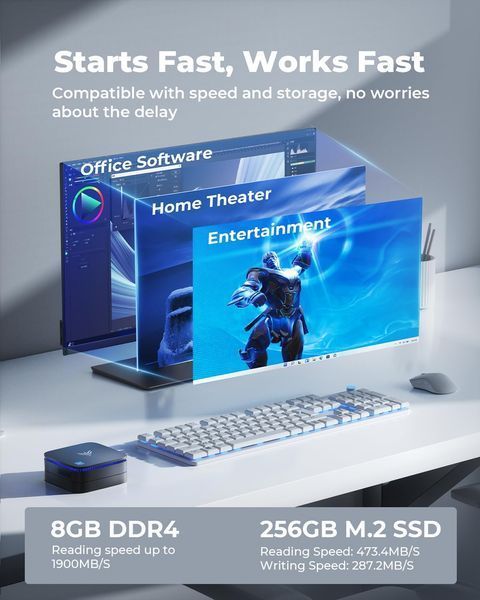 Неттоп NiPoGi AK1 Plus (634562469724) 533979 фото