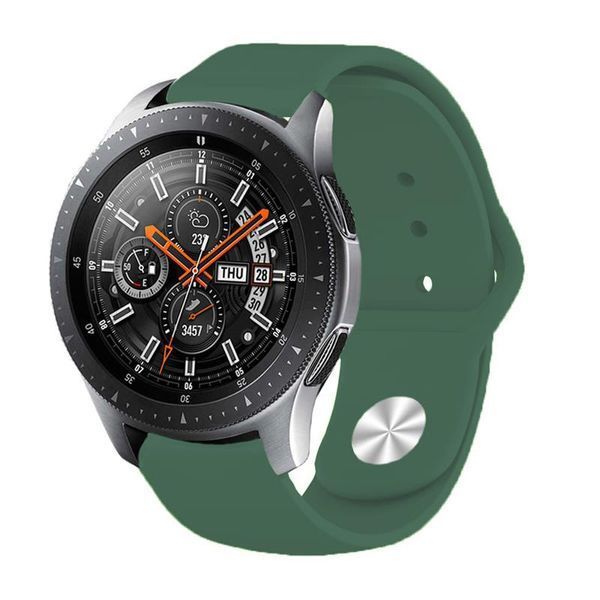 Силіконовий ремінець BeCover для Amazfit Stratos 1/2/2S/3/GTR 2/GTR 47mm/GTR Lite 47mm/Nexo/Pace Pine-Green (706382) 365947 фото