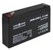 Акумуляторна батарея LogicPower LPM 6V 7.2AH (LPM 6 - 7.2 AH) AGM 261331 фото 2