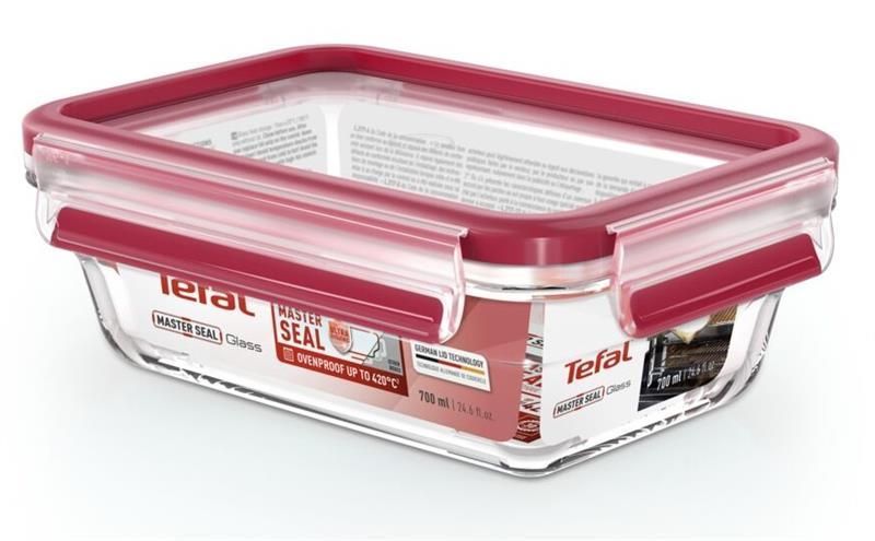 Форма універсальна з кришкою Tefal MasterSeal glass 0.7 л (N1040610) 491465 фото