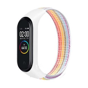 Ремінець BeCover Nylon Style для Xiaomi Mi Smart Band 7 Rainbow (707668) 425489 фото