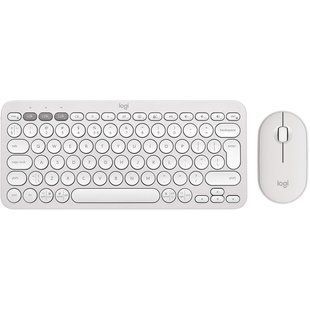 Комплект (клавіатура, миша) бездротовий Logitech Pebble 2 Combo White (920-012240) 479773 фото