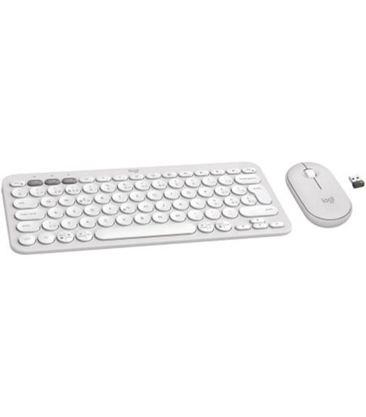 Комплект (клавіатура, миша) бездротовий Logitech Pebble 2 Combo White (920-012240) 479773 фото