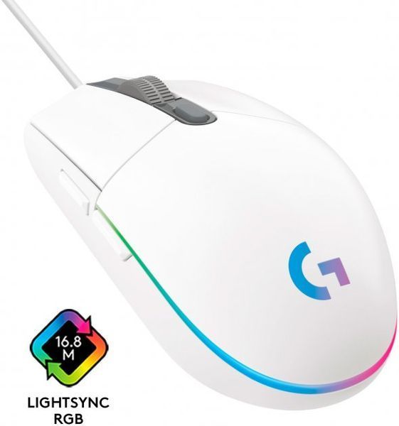 Миша Logitech G102 Lightsync White (910-005824) 307260 фото