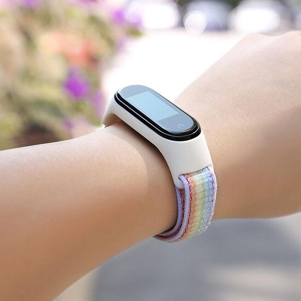 Ремінець BeCover Nylon Style для Xiaomi Mi Smart Band 7 Rainbow (707668) 425489 фото