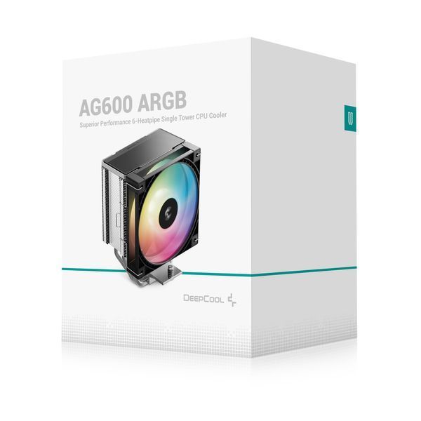 Кулер процесорний DeepCool AG600 ARGB Black (R-AG600-BKAMMG2-G) 610392 фото