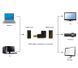 Адаптер Cablexpert HDMI - HDMI, M/F, Г-подібний, чорний (A-HDMI270-FML) пакет 203286 фото 2