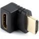 Адаптер Cablexpert HDMI - HDMI, M/F, Г-подібний, чорний (A-HDMI270-FML) пакет 203286 фото 4