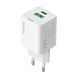 Мережевий зарядний пристрій ColorWay GaN Mini 35W PD Port PPS USB (Type-C PD + USB QC4.0) White (CW-CHS055PD-WT) 551215 фото 3