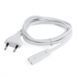 Кабель живлення Cablexpert (PC-184/2-W) CEE7/16-C7, 1.8 м, білий 210079 фото 2