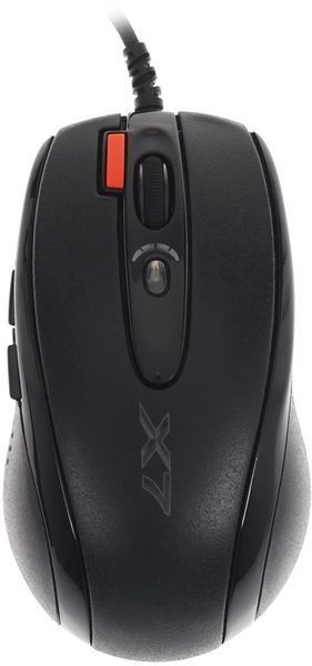 Миша A4Tech X-710BK Black USB + килимок A4Tech X7-200MP 218724 фото