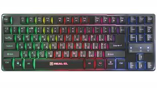 Клавіатура REAL-EL Gaming 8710 TKL Backlit Ukr Black 449231 фото